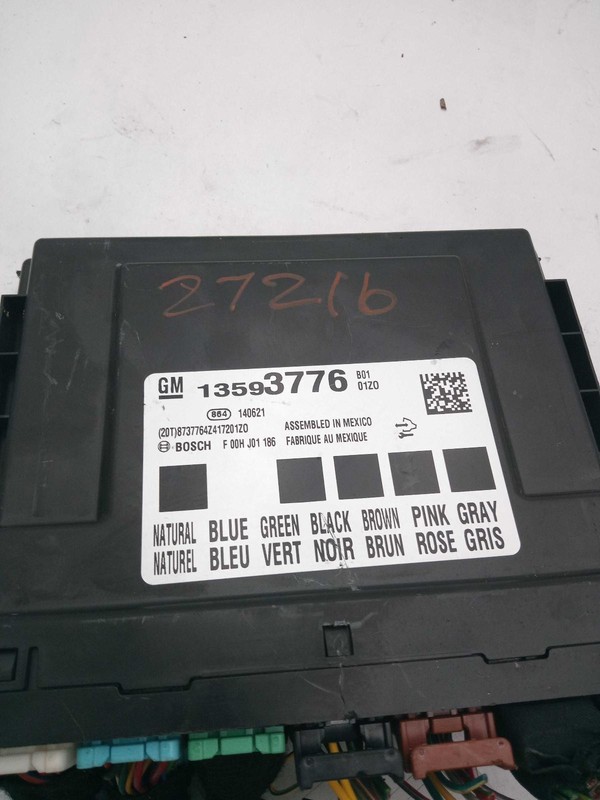 Used Body Control Module fits: 2015 Chevrolet Malibu Body Control BCM VIN 1 4th