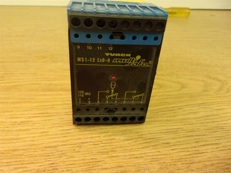 Turck MS1-12SXO-R Multi-Safe Relay 90-132VAC CPS 50-60hz *FREE SHIPPING*