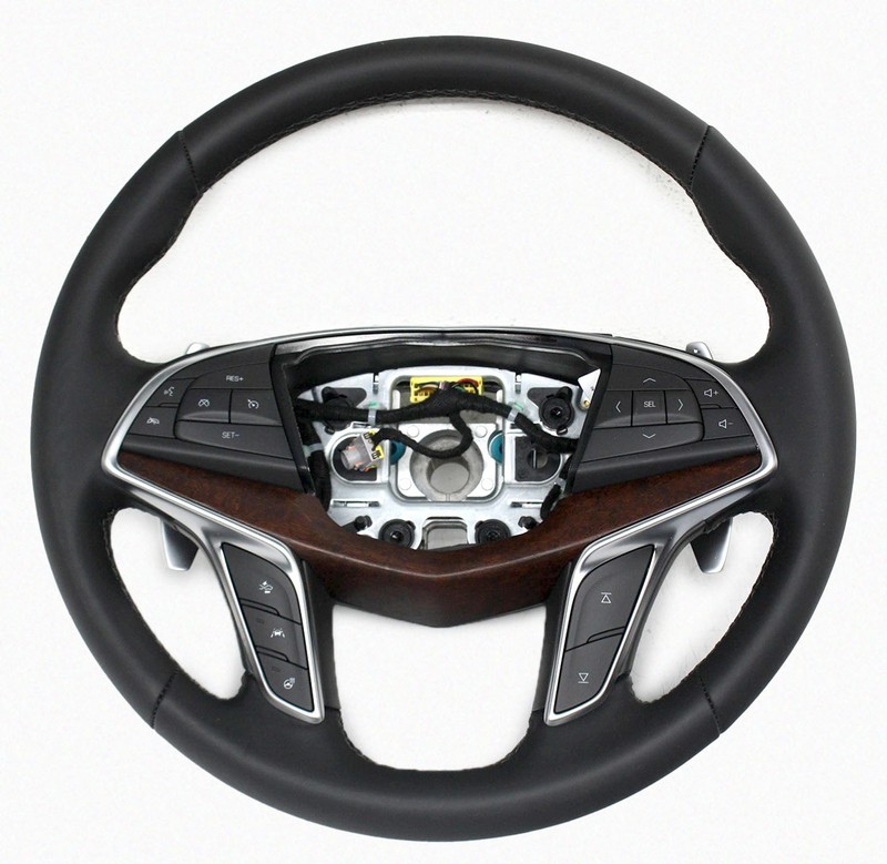 OEM Steering Wheel Base For Cadillac XT5 Black leather 85082491