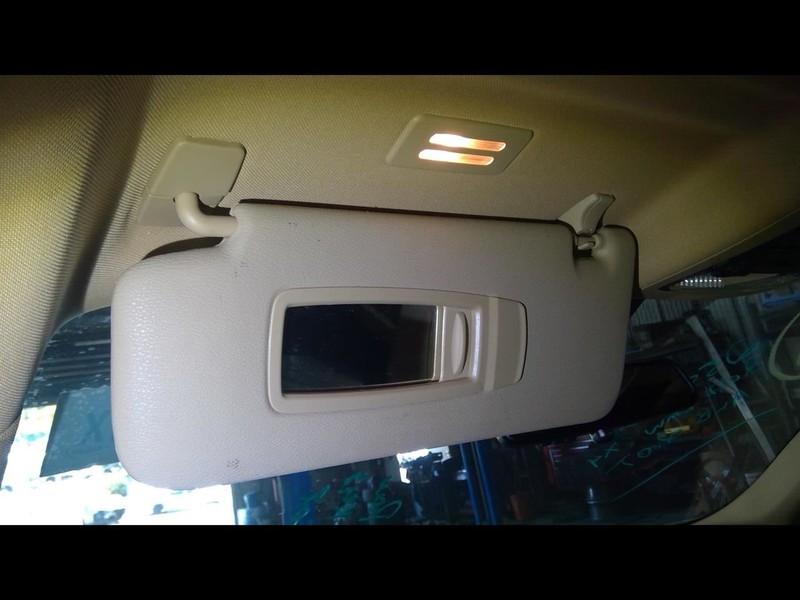 Driver Left Sun Visor Illuminated Fits 11-17 BMW X3 1684846