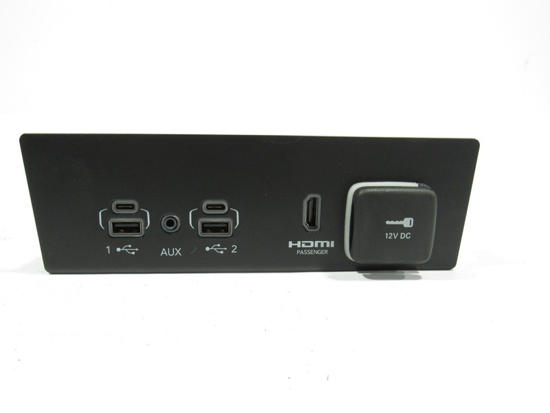 22-24 Jeep Grand Cherokee 2023 Console USB AUX HDMI 12V Media Control Port |:A