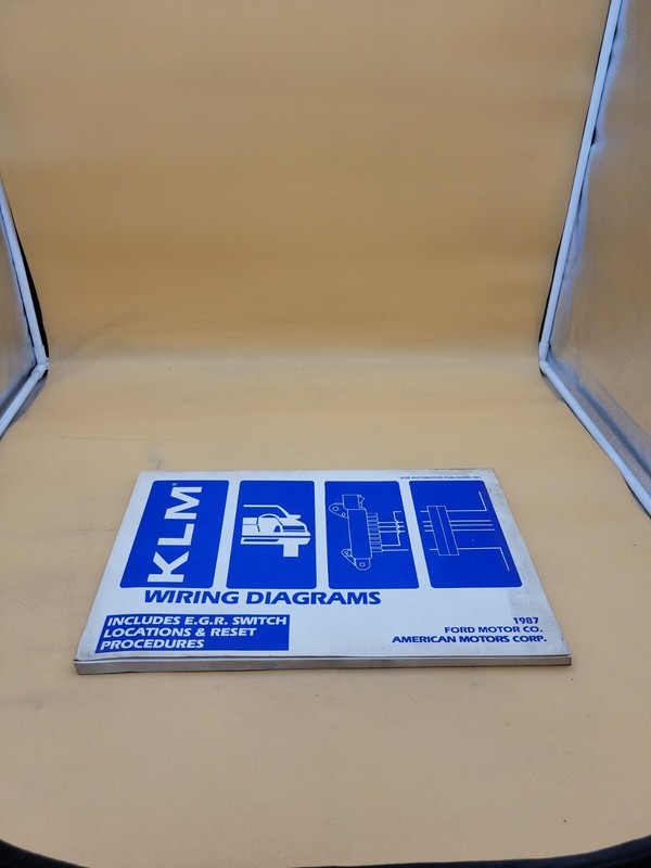 1987 KLM FORD AMERICAN MOTORS WIRING DIAGRAMS GUIDE MANUAL BOOK THUNDERBIRD LYNX