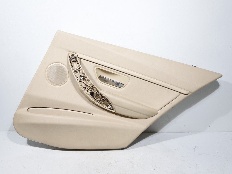 2012-2018 BMW 328I F30 REAR RIGHT PASSENGERS INTERIOR DOOR PANEL BEIGE OEM 80K🚗