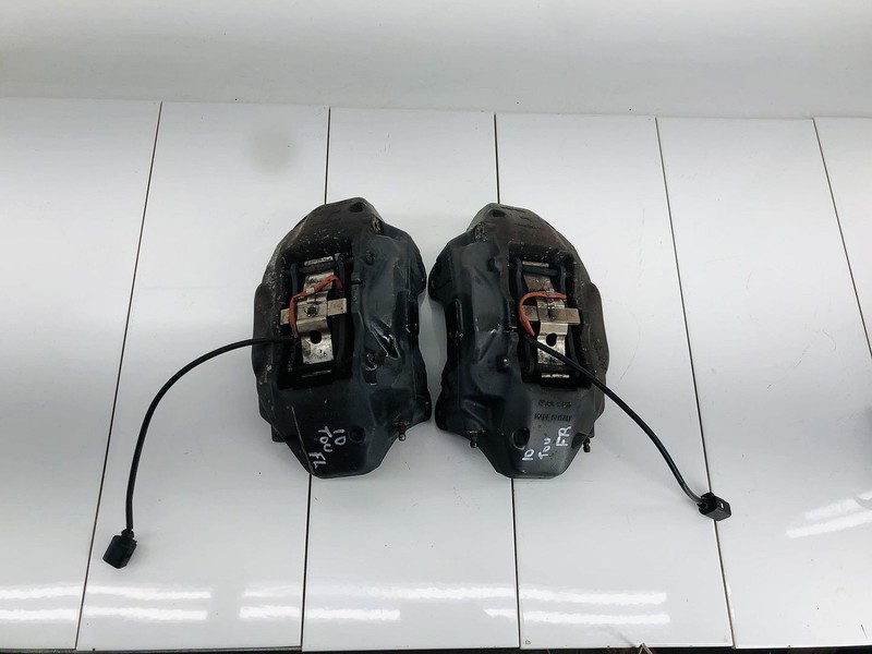07-10 VOLKSWAGEN TOUAREG AWD FRONT RIGHT & LEFT SIDE ABS BRAKE CALIPER SET OEM