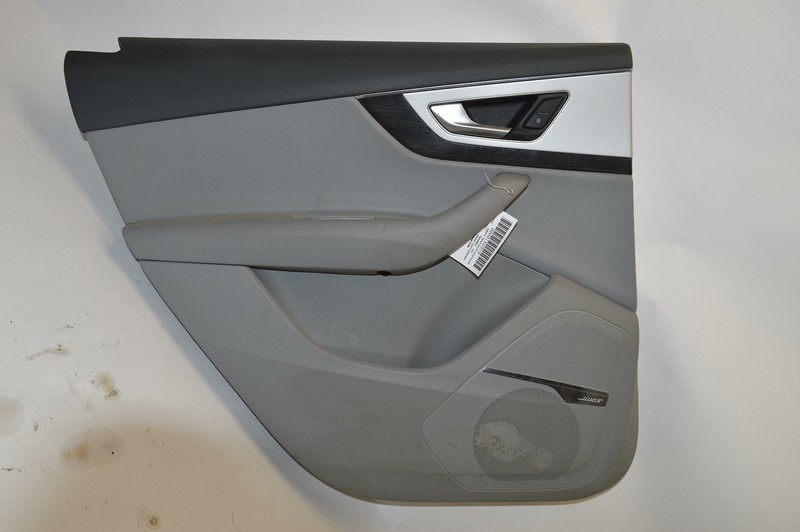 2017-2019 AUDI Q7 REAR LEFT DRIVER SIDE INTERIOR DOOR PANEL TRIM COVER OEM