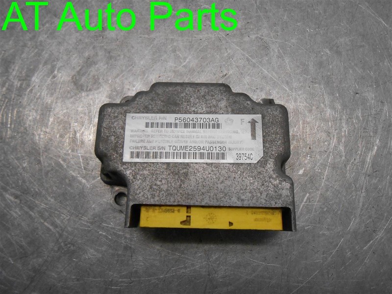 2005 DODGE RAM 1500 SRS MODULE W/O ROOF OEM P56043703AG