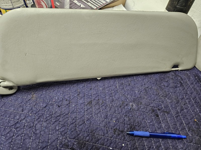 Ford Van E150 E250 E350 Sunvisor Sun Visor OEM 92-14 Lt Gray Left Right Pair Set