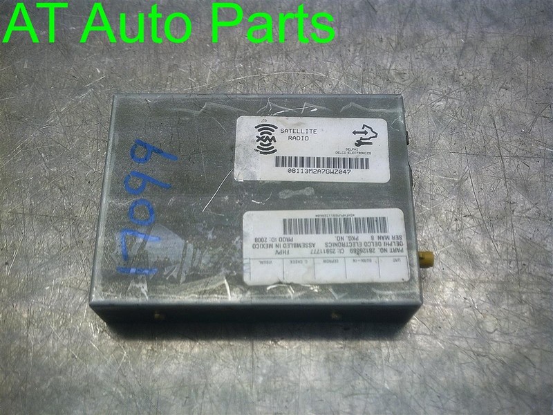 07 08 09 10 11 SILVERADO SIERRA TAHOE SATELLITE RECIEVER OEM 25911777