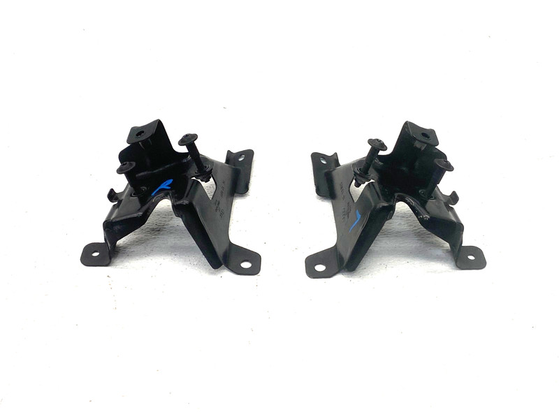 11-14 AUDI A8 L QUATTRO LEFT & RIGHT HOOD LOCK LATCH BRACKET SUPPORT OEM #A0.42