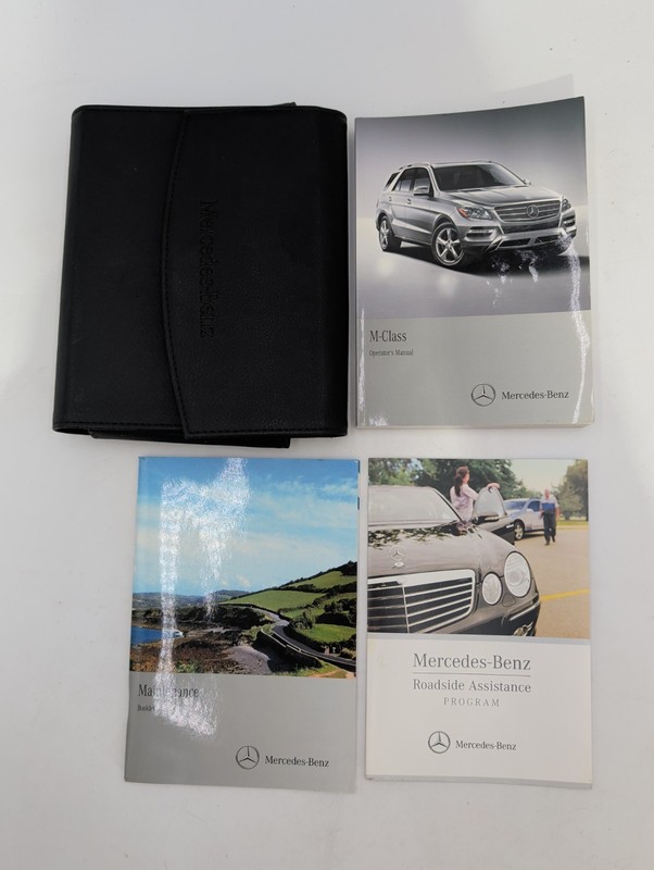 2012 MERCEDES-BENZ M CLASS 350 550 ML63 AMG OWNERS MANUAL WITH CASE