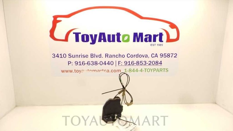 07-12 TOYOTA CAMRY PASSEGER SIDE REAR DOOR LOCK ACTUATOR ASSEMBLY