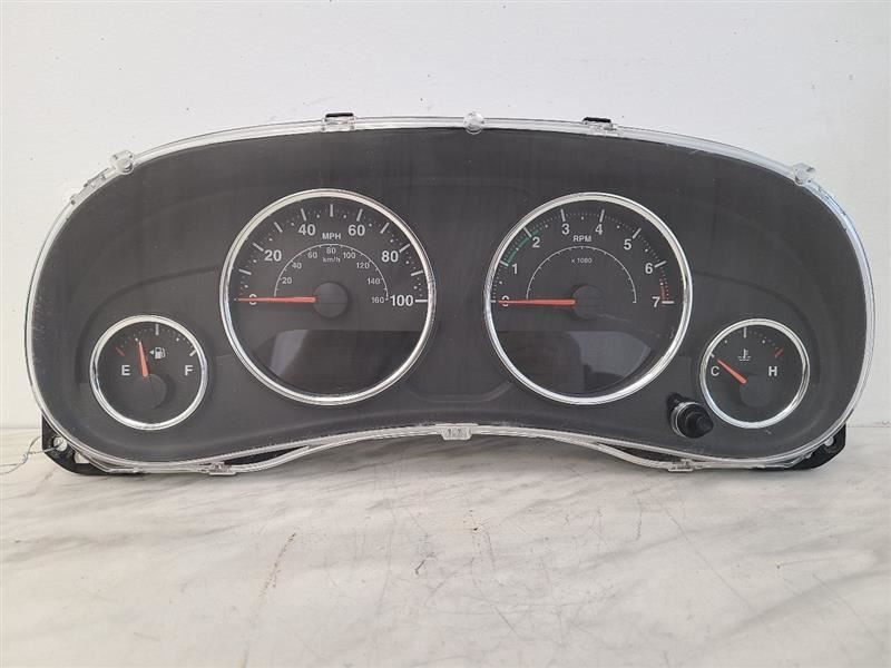 Speedometer Cluster Rubicon 100 MPH With Chrome Trim Fits 14 WRANGLER 576148