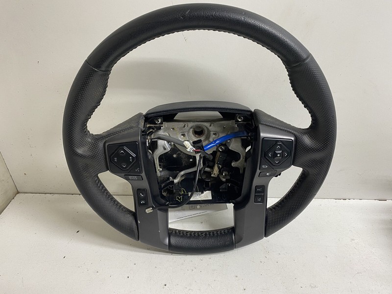 2018-2022 Toyota Tacoma TRD Limited Black Leather Steering Wheel Bluetooth