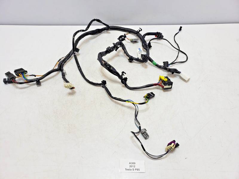 ✅ 2012-2016 OEM Tesla Model S Front Passenger SideBody Wiring Harness Cable