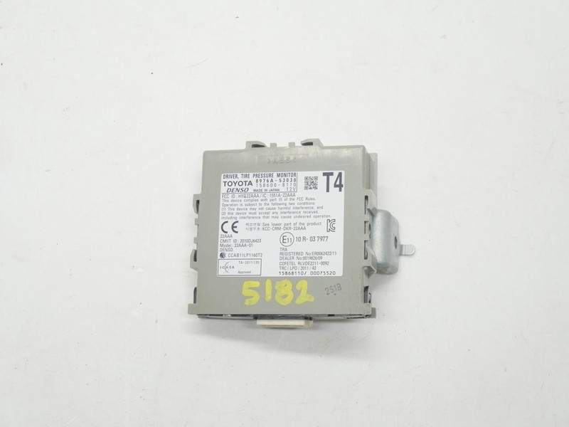 2014-2016 Lexus RC F Left LH Driver Side Tire Pressure Control Module TPMS OEM