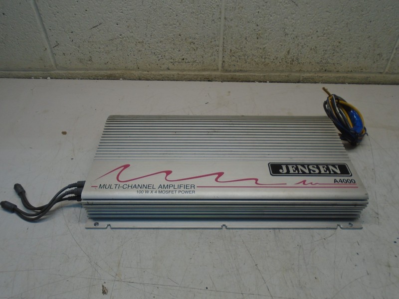 W4 Jensen A-4000 A4000 Multi-Channel Amplifier 100W x 4 Mosfet Power