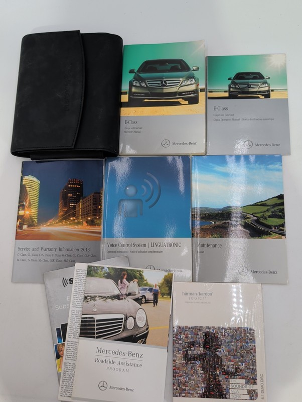 2013Mercedes-Benz C207 A207 E-Class Coupe/Cabriolet E250 E350 E550 OWNERS MANUAL