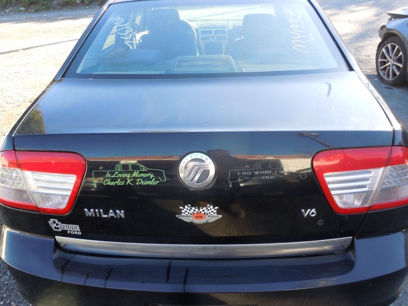 2006-2011 Mercury Milan Rear Trunk Deck Lid W/O Spoiler OEM UA
