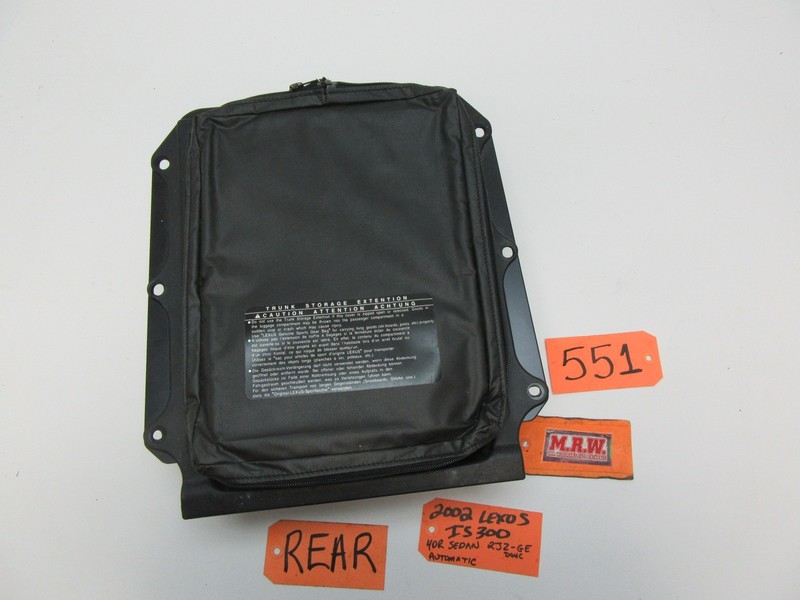 01 02 03 04 05 LEXUS IS300 SEDAN REAR SEAT BACK ACCESS TO TRUNK DOOR 72860-53020