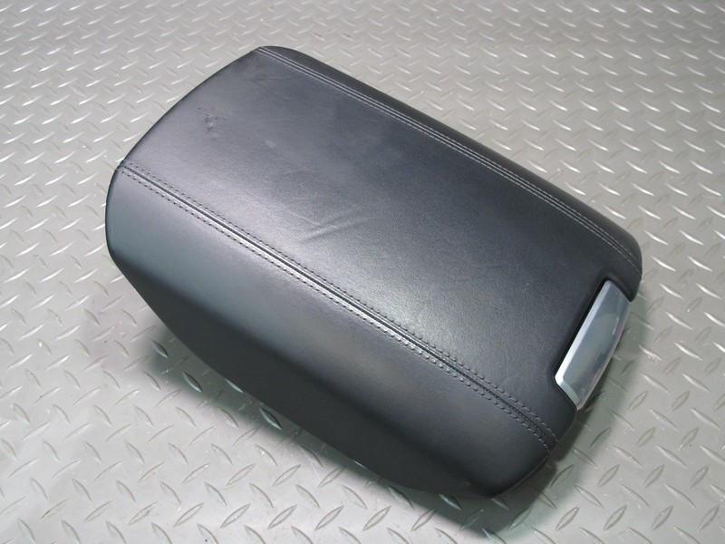 2011-2018 PORSCHE CAYENNE 958 CENTER CONSOLE LID ARMREST COVER LEATHER BLACK