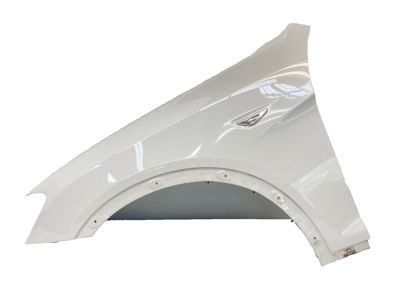 11-14 BMW X3 F25 FRONT LEFT DRIVER FENDER PANEL WHITE OEM A0.63