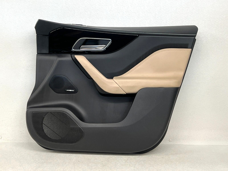 ⭐2017-2020 JAGUAR F-PACE FRONT RIGHT PASS INTERIOR DOOR PANEL BEIGE OEM LOT2521