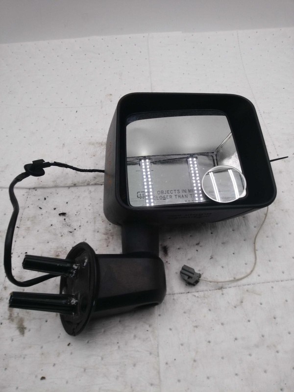2011-2013 Jeep Wrangler Right Door Mirror Assembly Silver OEM Used 145K Miles