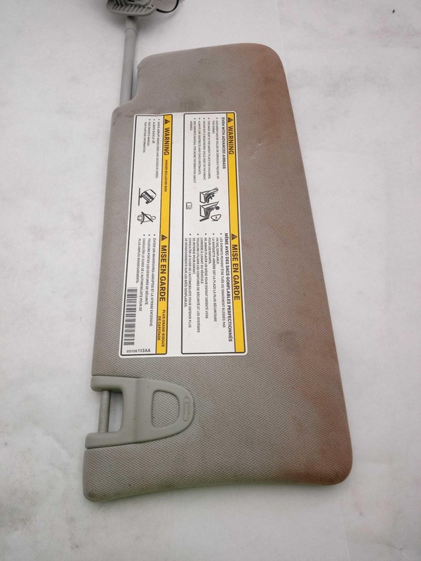 2019 Jeep Compass Sun Visor White Used OEM Part 662131 4DR SUV