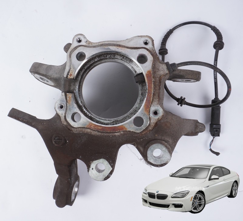 2012 - 2018 BMW 650i 640i Rear Left Spindle Knuckle Wheel Bearing HousingOEM