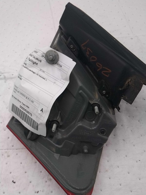 2018 Ford Taurus Left Tail Light Assembly Grey 71032 76K Miles OEM Replacement