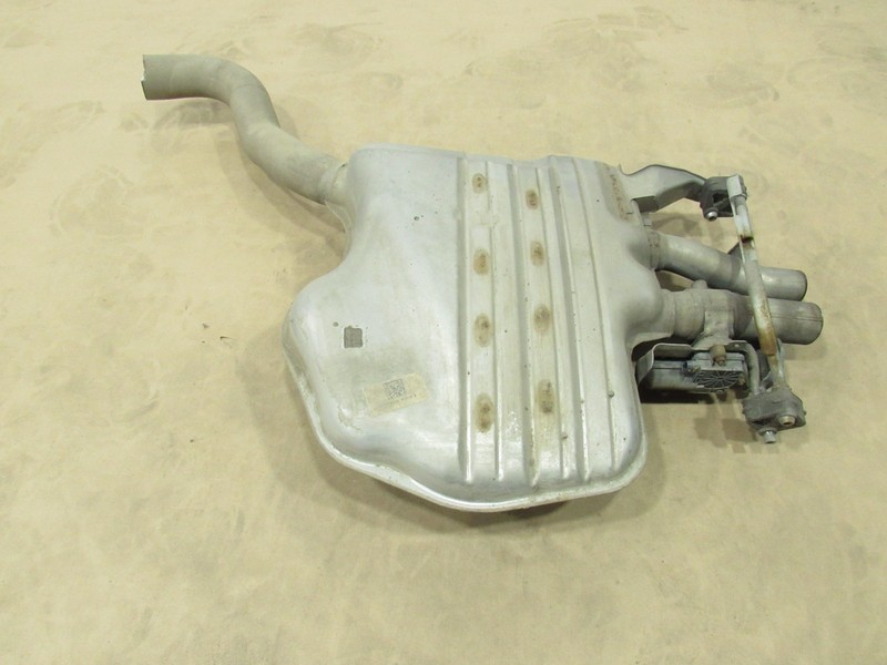 18-20 Mercedes S560 W222 2019 Rear Left Driver Exhaust Muffler w/Actuator ;:O
