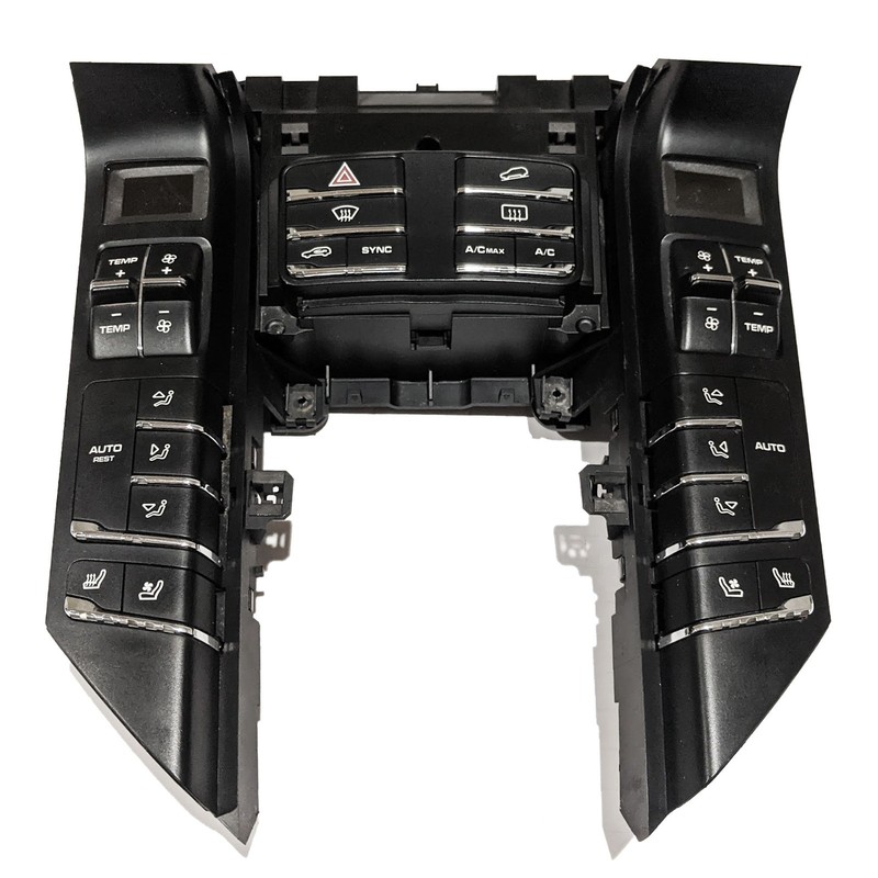 OEM Center Dash AC Climate Control Switch Panel Assy Porsche Cayenne 2014-2016