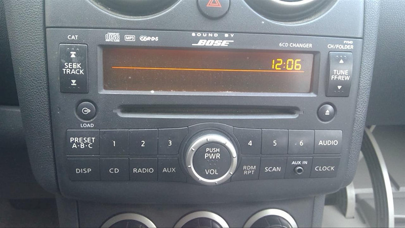 2010 Nissan Rogue Radio Stereo Bose 6 Disc CD Changer Player 28185 JN200 AMFM