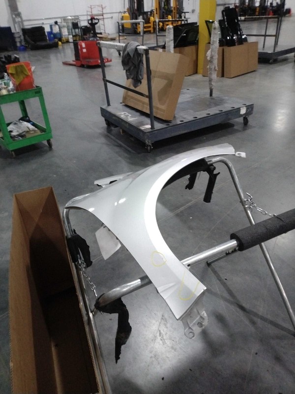 2018 Ford C-MAX Right Front Fender Silver Used OEM 211324 105K Miles
