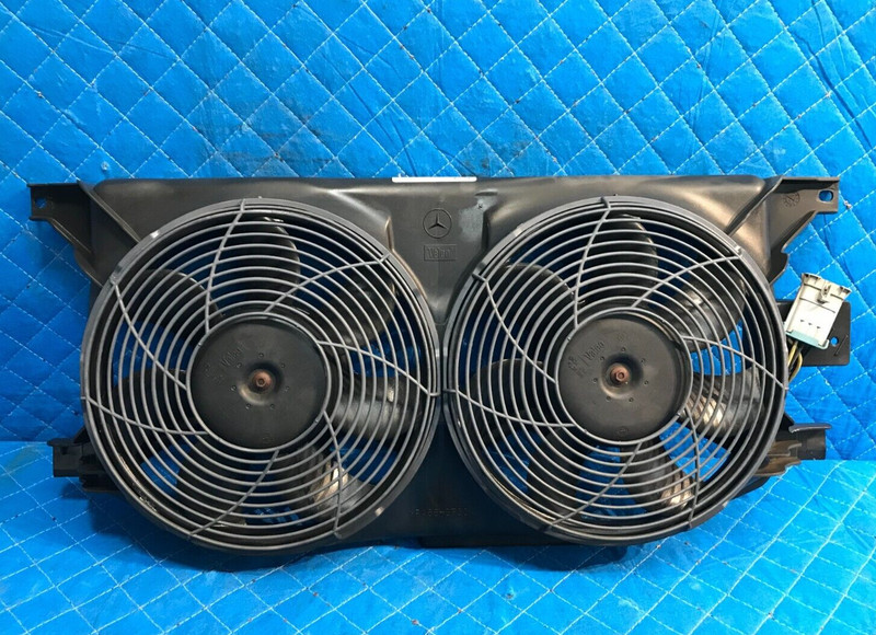98-05 Mercedes W163 ML320 ML350 Radiator Engine Cooling Dual Fan Motor Shroud