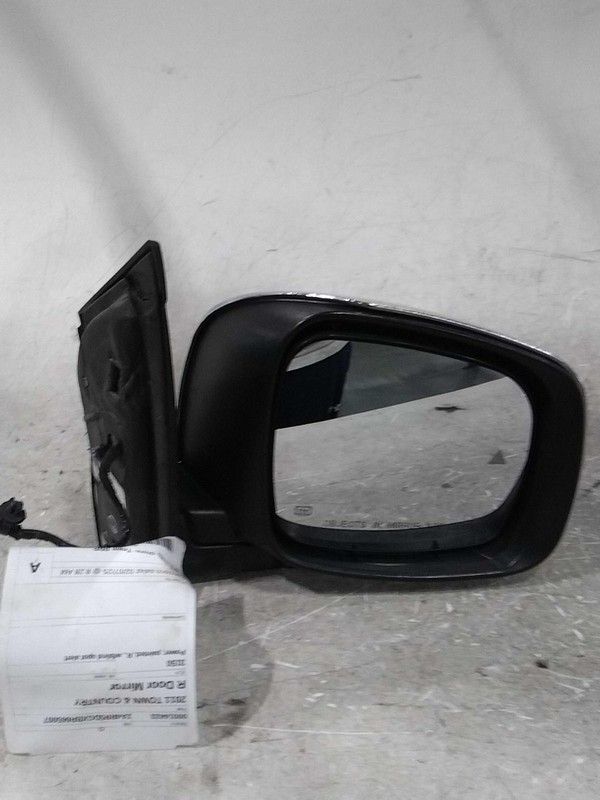 2011 Chrysler Town & Country Right Door Mirror Assembly White OEM Used 302576
