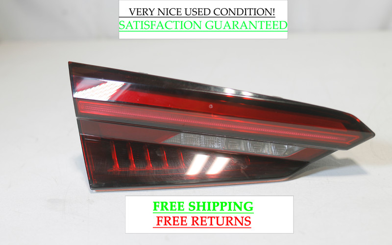 2018-2019 Audi S5 A5 Sportback Left Driver Side Inner Led Tail Light Nice Oem