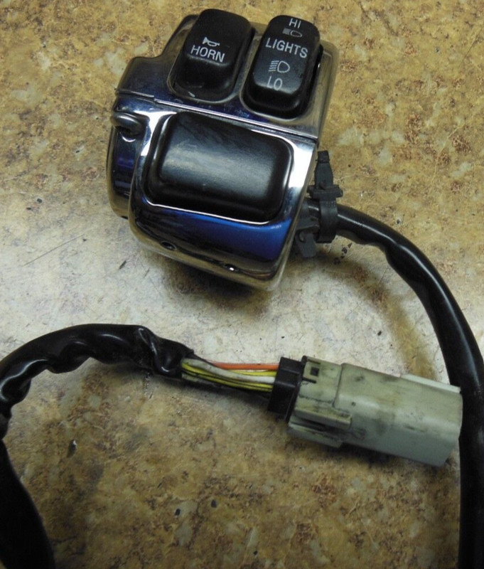 2008 Harley Davidson HD FXDL Dyna Glide Left Switches Controls Turn Lights Horn