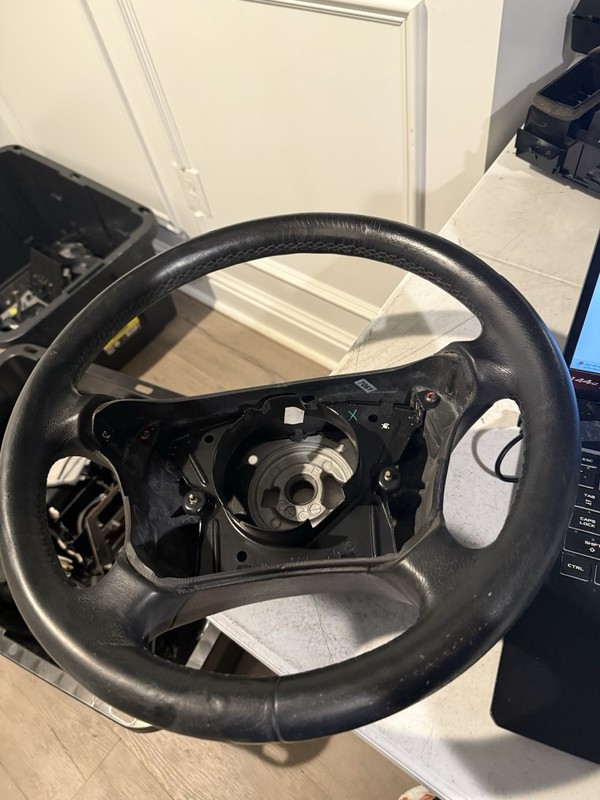 2000 TO 2003 MERCEDES CLK320 CLK430 E320 E430 DRIVERSTEERING WHEEL black OEM