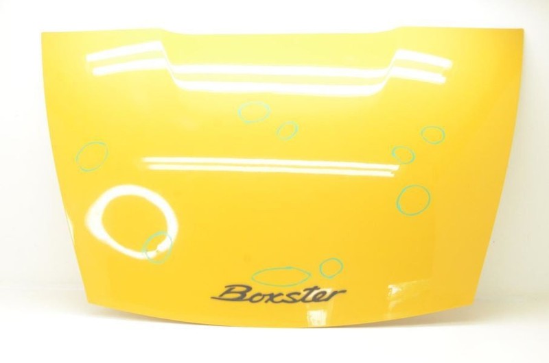 1997-2004 Porsche Boxster 996 Yellow Rear Trunk Lid Engine Compartment Cover
