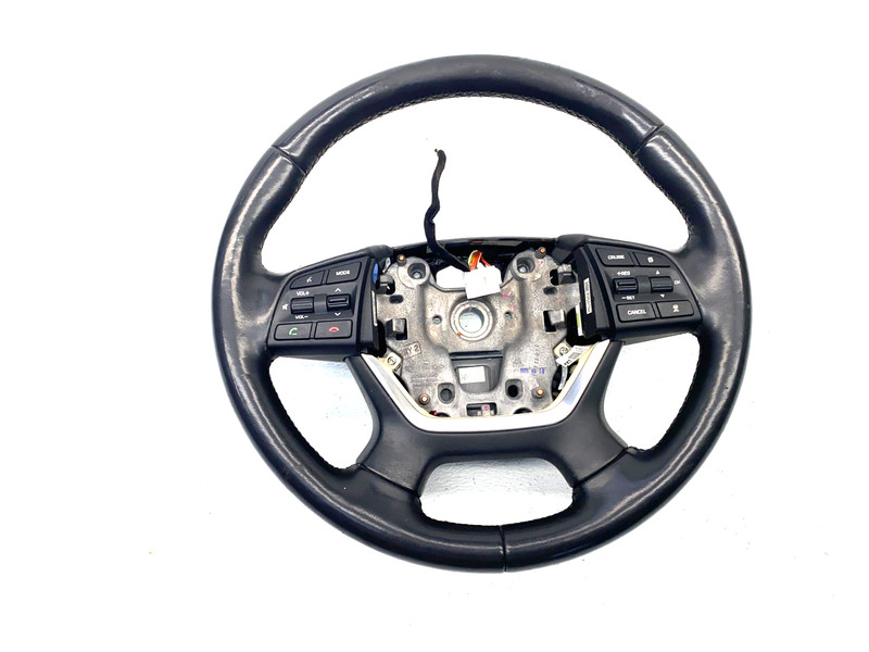 15-16 HYUNDAI GENESIS STEERING WHEEL BLACK *DEFECT* OEM #A0.59