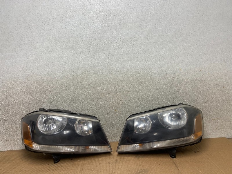 2008 to 2014 Dodge Avenger Left+Right Side Set Black Headlights AA5386 DW