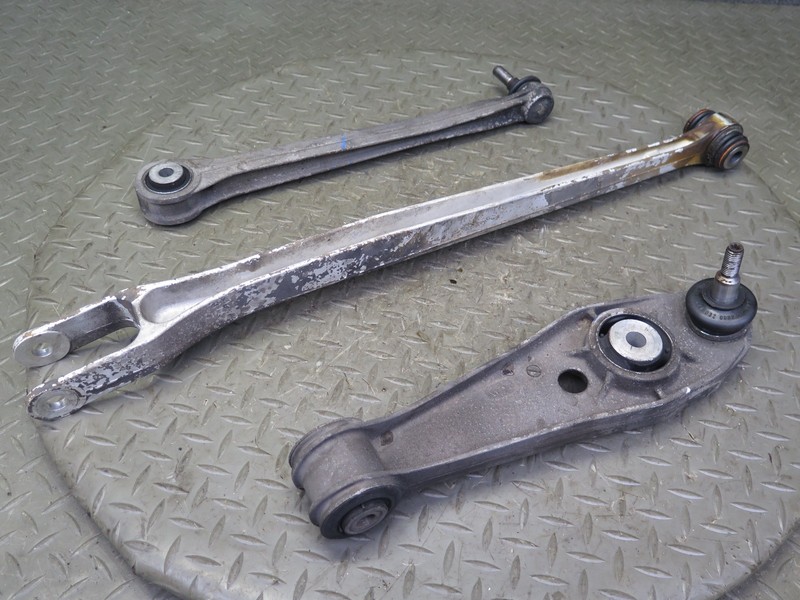 1997-2004 PORSCHE BOXSTER 986 REAR LEFT UPPER & LOWER CONTROL ARM SET OF 3