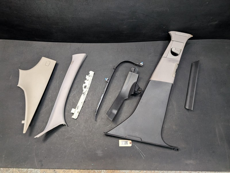 8PC Right Pillar Trim Panels & Sill Plate Set 2015 Volvo S60 2014 2016 2017 2018