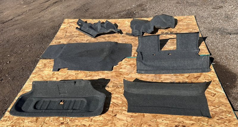 92–00 BMW E36 328i M3 Convertible Trunk Carpet COMPLETE Set of 6 OEM 100K Miles