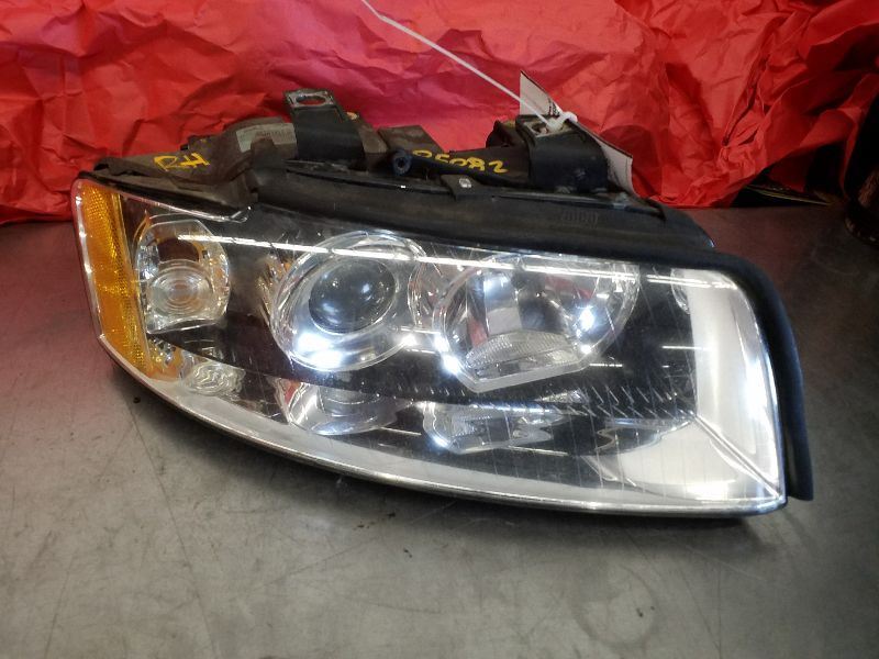 Passenger Headlight Excluding Convertible Halogen Fits 02-05 AUDI A4 185404