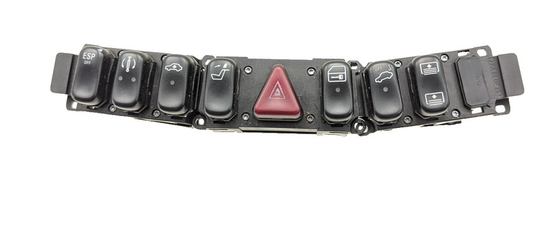2001 2002 Mercedes W220 S00 S430 Dash Hazard Lock Switch Panel 2208214358
