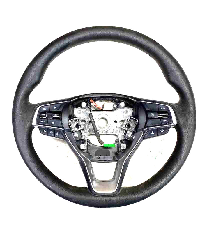 2018 2021 HONDA ACCORD STEERING WHEEL NO LEATHER BLACK OEM 78501TVAA00ZA