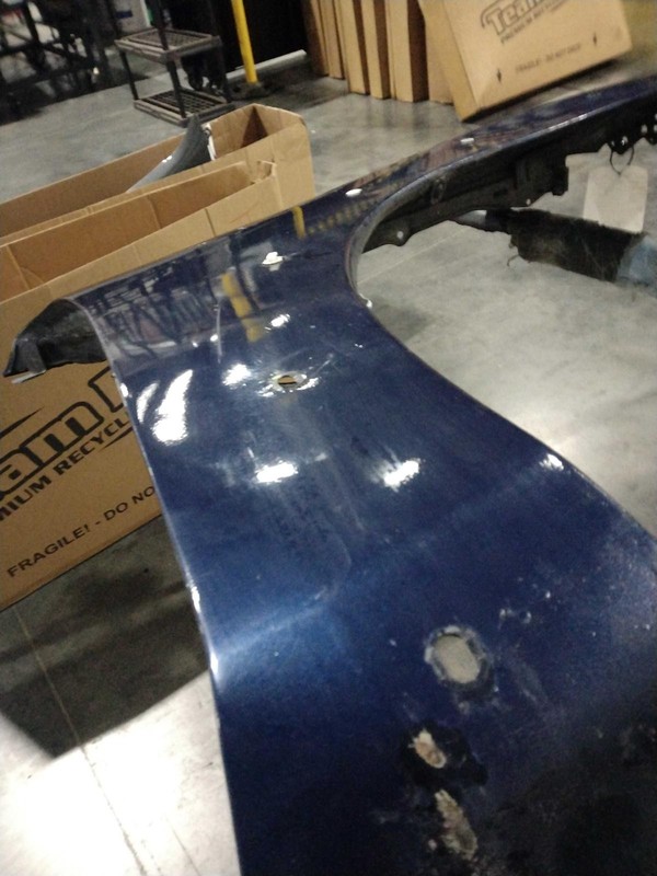 Infiniti QX80 2017 Right Fender BLUE 589125 7292