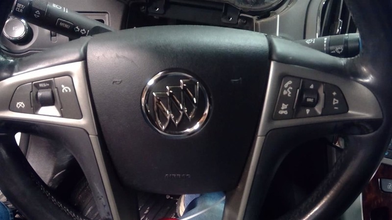 2011-2013 Buick Lacrosse Front Left Driver Steering Wheel Air Bag Black